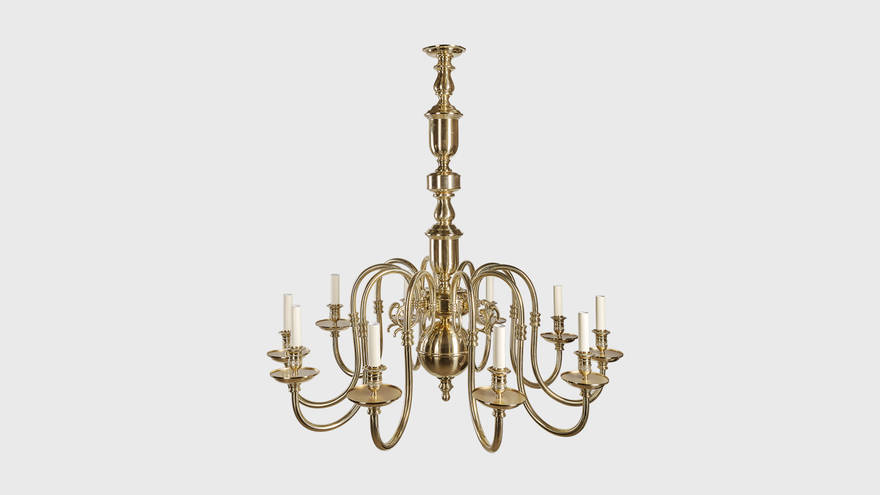 Люстра Chandeliers Golden, материал: Металл, цвет: Золотой 