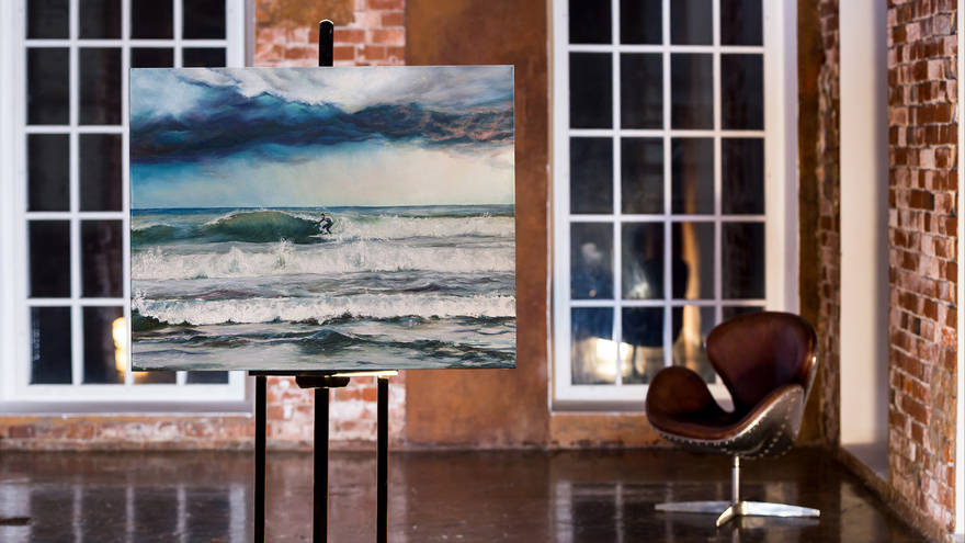 Картина маслом Картина акрилом Surfer, материал: Холст, Масло, цвет: Разноцветный