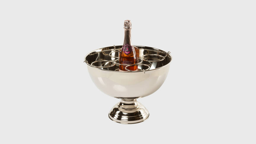 Ведро для льда Champagne Urn Crespa, материал: Металл, цвет: Серебряный 