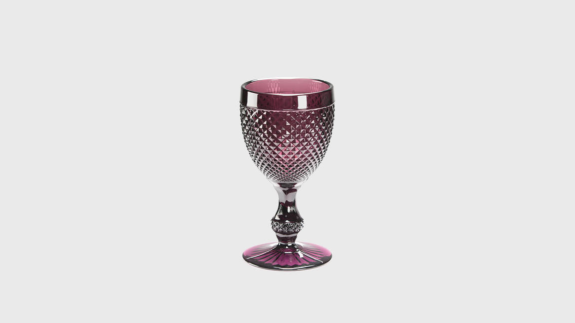 Фужер для вина Cavaliere Purple III Van Verre стеклянный, пурпурного цвета