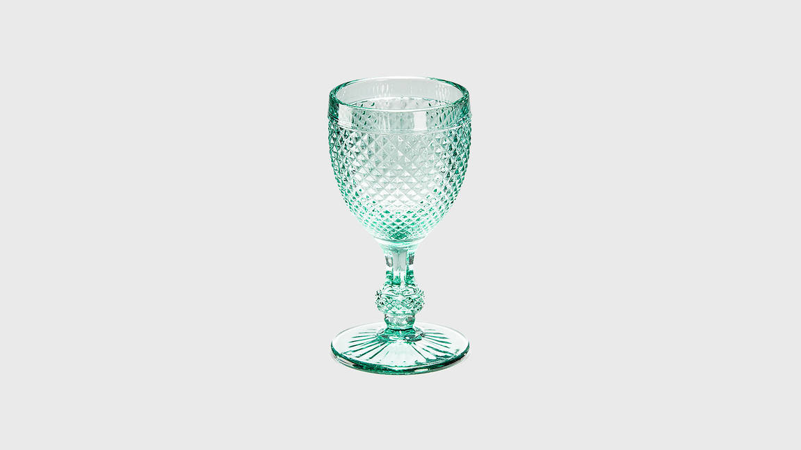 Фужер для вина Cavaliere Green II Van Verre зеленый, стеклянный