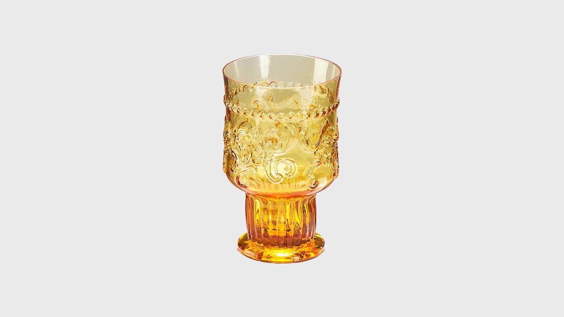 Стакан Goblet Amber Van Verre, материал: стекло, цвет: янтарь